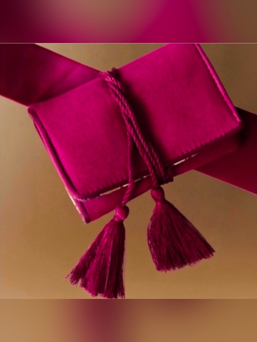 Sezane Mini Jewelry Travel Pouch NEW